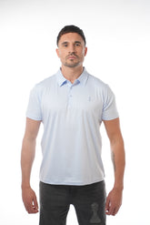 Baby Blue Pawn Embrodiery Polo